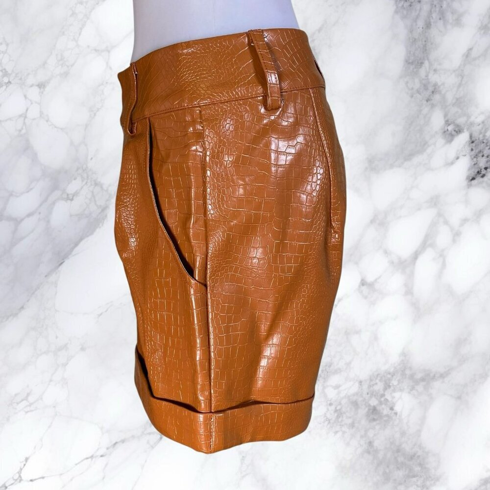 Superdown Dominica Python Shorts - Brown - image 6